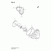 Схема вузла: Водяний насос Suzuki RM-Z450