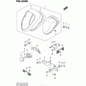 Схема вузла: Задній ліхтар (Стоп-сигнал) (Vl800Tl7 E03) для Suzuki VL800 Boulevard C50