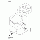 Схема узла: Сиденье для Suzuki VZ1500 Intruder M1500