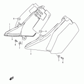 Схема вузла: Бічні панелі (Model r p31) для Suzuki TS125