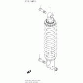 Схема вузла: Rear Shock Absorber (Dr-Z125Ll5 E33) для Suzuki DR-Z125 DR-Z125