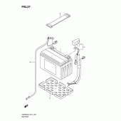Схема узла: Аккумулятор (Gsf650ual2 e21) для Suzuki GSF650 Bandit S