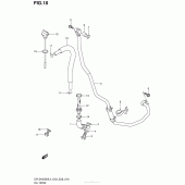 Схема узла: Шланг масляный для Suzuki DR-Z400 DR-Z400SM
