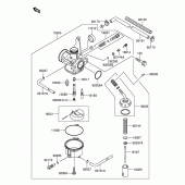Схема вузла: Карбюратор для Suzuki DR-Z110