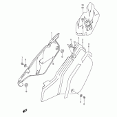Схема вузла: Бічні панелі (Model k/l/m) для Suzuki RMX250