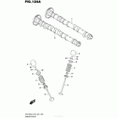 Схема вузла: Розподільний вал & Клапан для Suzuki GSX-R600