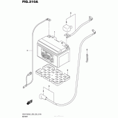 Схема вузла: Акумулятор для Suzuki GSX-R1000