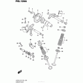 Схема вузла: Розподільний вал & Клапан для Suzuki LS650 Boulevard S40