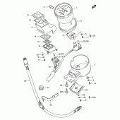 Схема вузла: Спідометр для Suzuki VS1400 Intruder 1400