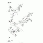 Схема вузла: Вихлопна система для Suzuki GW250 Inazuma