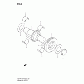 Схема вузла: Балансувальний вал для Suzuki GSX-R1000