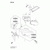 Схема вузла: Бічні панелі (Model k8) для Suzuki VLR1800 Intruder C1800R/Boulevard C109R