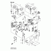 Схема вузла: Електропроводка (Model k5/k6/k7/k8) для Suzuki VZ800 Intruder M800/ Boulevard M50