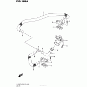 Схема вузла: Система індукції повітря для Suzuki VL1500 Boulevard C90T