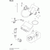 Схема узла: Электрооборудование (Gsx1300Ral4 E28) для Suzuki GSX1300 Hayabusa