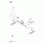 Схема узла: Система индукции воздуха для Suzuki GSX-R600