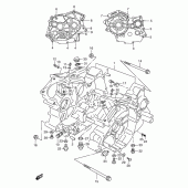 Схема вузла: Картер двигуна для Suzuki VZ800 Marauder