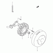 Схема узла: Статор & Ротор для Suzuki DR125