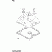 Схема вузла: Клапанна кришка Suzuki DR-Z400 DR-Z400S