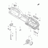 Схема вузла: Спідометр для Suzuki XF650 Freewind