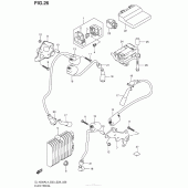 Схема вузла: Електроустаткування (Dl1000Al4 E03) для Suzuki DL1000 V-Strom