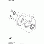 Схема узла: Привод стартера для Suzuki VL1500 Boulevard C90T
