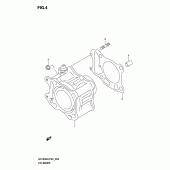 Схема узла: Цилиндр для Suzuki UH125 Burgman
