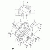 Схема вузла: Кришки картера для Suzuki GZ125 Marauder