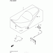 Схема вузла: Сидіння для Suzuki DL1000 V-Strom