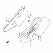 Схема вузла: Бічні панелі (Model t) для Suzuki DR350