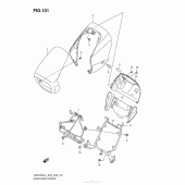 Схема вузла: Накладка фари (Vzr1800L4 E28) для Suzuki VZR1800 Boulevard M109R