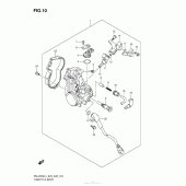 Схема вузла: Дросельна заслінка для Suzuki RM-Z250