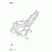 Схема вузла: Рама (Gsf650sl2 e21) для Suzuki GSF650 Bandit S