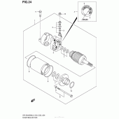 Схема узла: Стартер электрический для Suzuki DR-Z400 DR-Z400SM