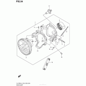 Схема вузла: Фара (Vl1500Bl4 E28) для Suzuki VL1500 Boulevard C90 BOSS