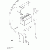 Схема вузла: Акумулятор для Suzuki UC125 Epicuro