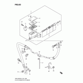 Схема вузла: Головний циліндр зчеплення для Suzuki GSX1250