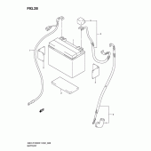 Схема вузла: Акумулятор для Suzuki GSX-R1000