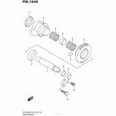 Схема узла: Балансировочный вал для Suzuki GSX1300 Hayabusa