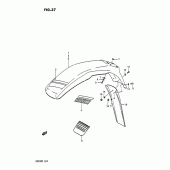 Схема узла: Переднее крыло для Suzuki DR200 DR200