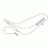 Схема вузла: Сидіння для Suzuki RMX250