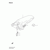 Схема узла: Заднее крыло для Suzuki DR-Z70