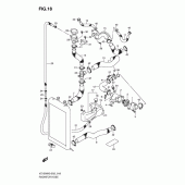 Схема узла: Патрубок системы охлаждения для Suzuki VZ1500 Intruder M1500