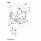 Схема вузла: Задній ліхтар (Стоп-сигнал) для Suzuki AN400 Burgman (EU analogue of SkyWave)