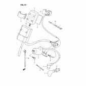 Схема вузла: Електроустаткування для Suzuki RM125