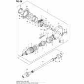 Схема вузла: Редуктор & Карданний вал Suzuki VL800 Boulevard C50