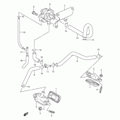 Схема вузла: Система індукції повітря (Model y e18/k1 e18/k2/k3/k4) для Suzuki VL125 Intruder LC