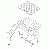 Схема вузла: Sport carrier для Suzuki DR800
