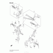 Схема узла: Подножки для Suzuki GSX-R1000