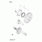 Схема узла: Привод стартера для Suzuki GSX-R600